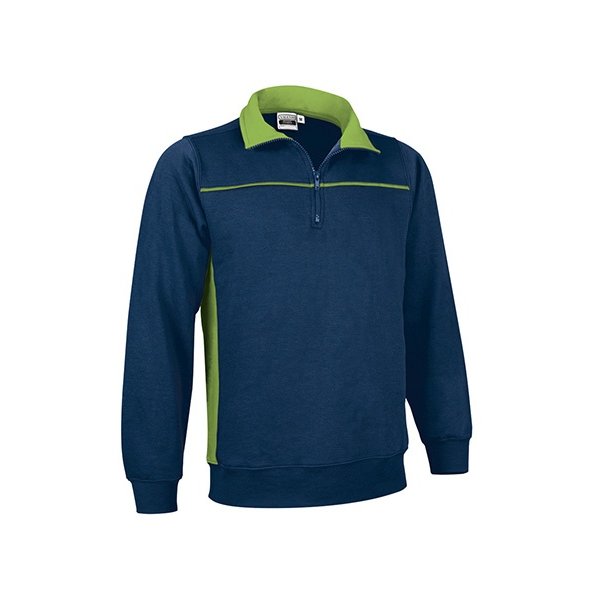 Immagine Felpa mezza zip THUNDER Val | 65% POL+COT | 300 g/m² personalizzata con stampa o ricamo