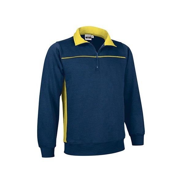 Immagine Felpa mezza zip THUNDER Val | 65% POL+COT | 300 g/m² personalizzata con stampa o ricamo