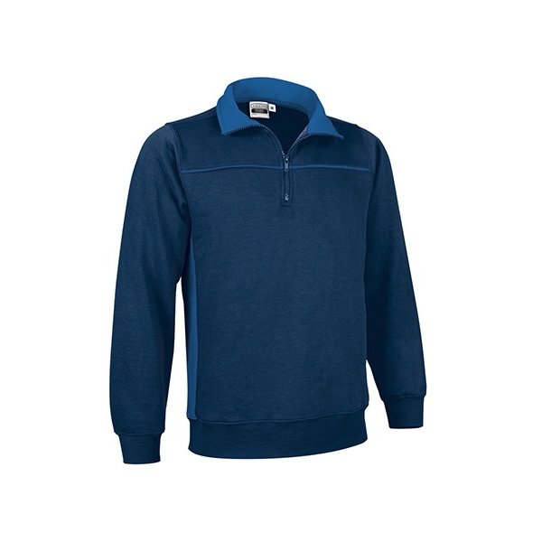 Immagine Felpa mezza zip THUNDER Val | 65% POL+COT | 300 g/m² personalizzata con stampa o ricamo