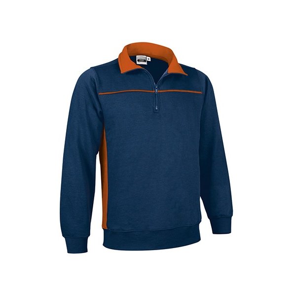 Immagine Felpa mezza zip THUNDER Val | 65% POL+COT | 300 g/m² personalizzata con stampa o ricamo