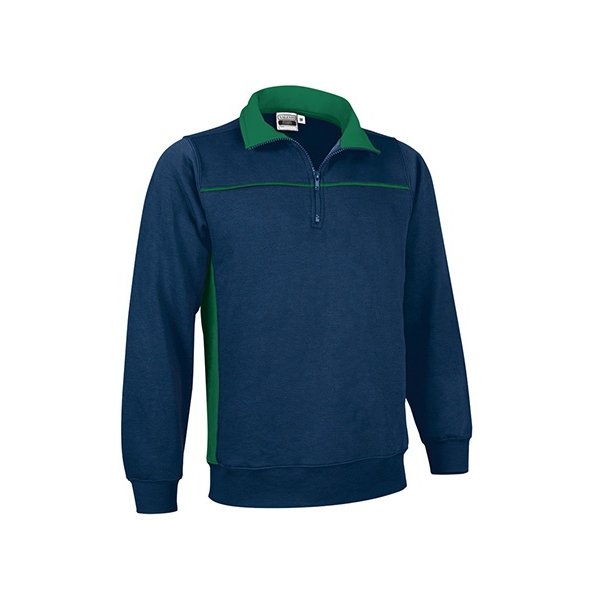 Immagine Felpa mezza zip THUNDER Val | 65% POL+COT | 300 g/m² personalizzata con stampa o ricamo
