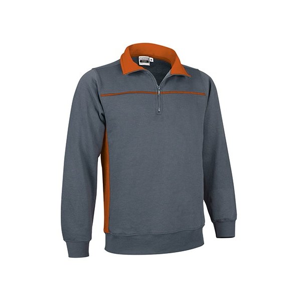 Immagine Felpa mezza zip THUNDER Val | 65% POL+COT | 300 g/m² personalizzata con stampa o ricamo