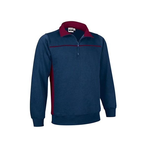 Immagine Felpa mezza zip THUNDER Val | 65% POL+COT | 300 g/m² personalizzata con stampa o ricamo