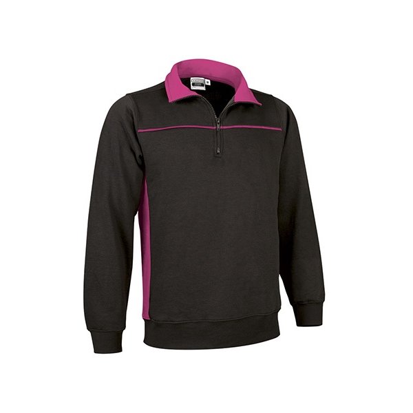 Immagine Felpa mezza zip THUNDER Val | 65% POL+COT | 300 g/m² personalizzata con stampa o ricamo