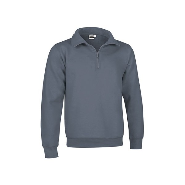 Immagine Felpa mezza zip WOOD Val | 65% Pol+35%Cot | 300 g/m personalizzata con stampa o ricamo