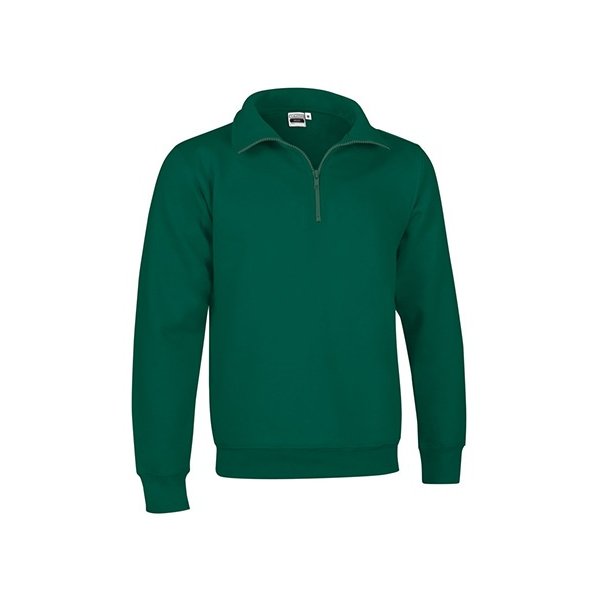 Immagine Felpa mezza zip WOOD Val | 65% Pol+35%Cot | 300 g/m personalizzata con stampa o ricamo