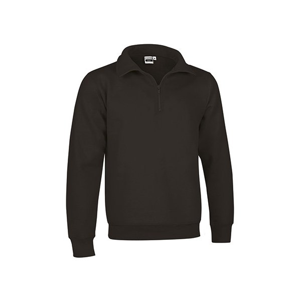 Immagine Felpa mezza zip WOOD Val | 65% Pol+35%Cot | 300 g/m personalizzata con stampa o ricamo