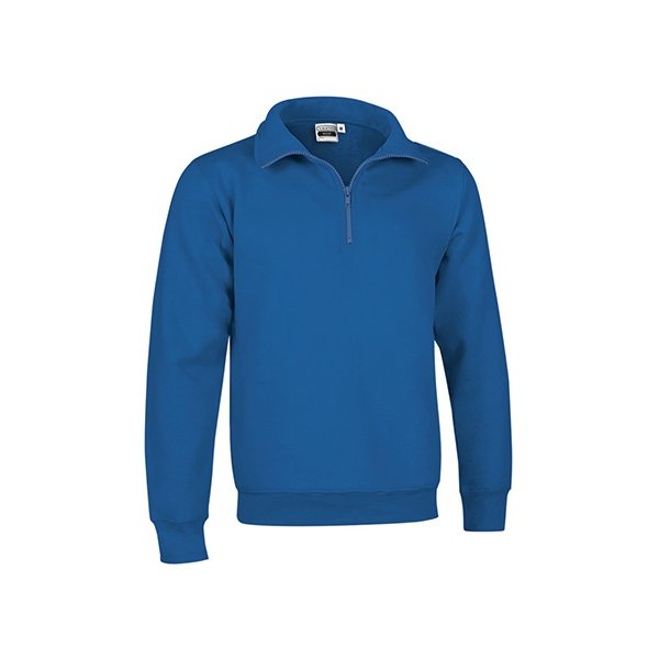 Immagine Felpa mezza zip WOOD Val | 65% Pol+35%Cot | 300 g/m personalizzata con stampa o ricamo