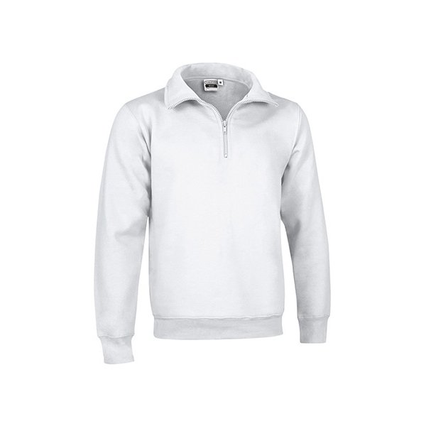 Immagine Felpa mezza zip WOOD Val | 65% Pol+35%Cot | 300 g/m personalizzata con stampa o ricamo