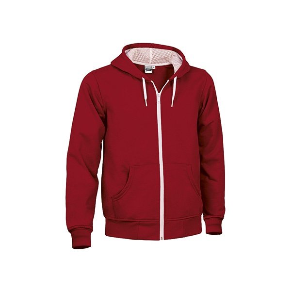 Immagine Felpa cappuccio e zip MAMUT Val | 100%Pol | 280 g/m2 personalizzata con stampa o ricamo