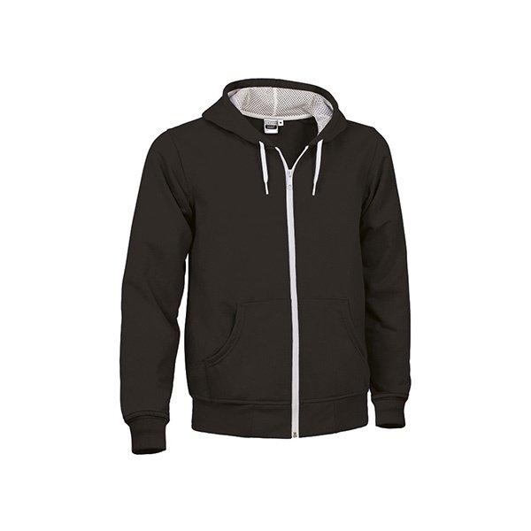 Immagine Felpa cappuccio e zip MAMUT Val | 100%Pol | 280 g/m2 personalizzata con stampa o ricamo