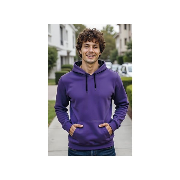 Felpa cappuccio DENZEL Val | 100%Pol | 280 g/m2 personalizzata con stampa o ricamo
