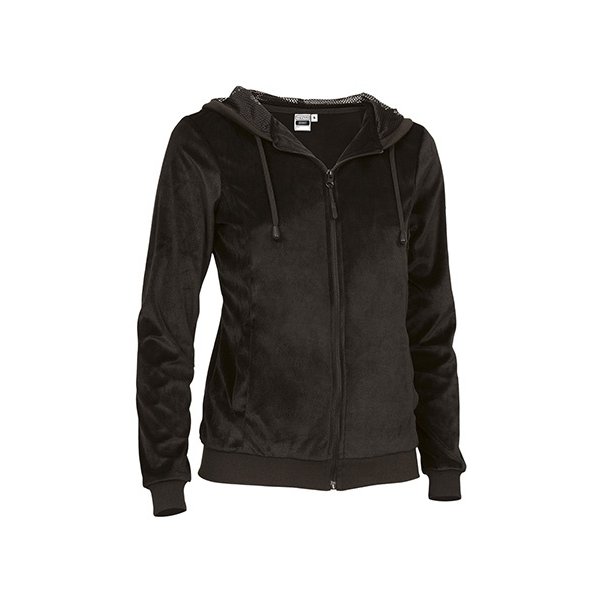 Immagine Felpa cappuccio e zip JENNY Val | 100%Pol | 260 g/m2 Personalizzata con stampa o ricamo