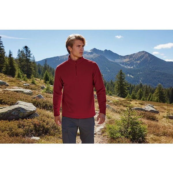 Maglione pile mezza zip TREKKING Val | 100% Pol | 200 g/m2 personalizzato con stampa o ricamo