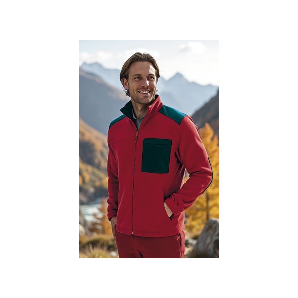 Giacca pile NEVADA Val | 100%Pol | 400 g/m2 personalizzata con stampa o ricamo