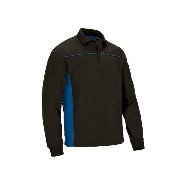 Immagine Polo manica lunga THUNDER Val | 50%Pol+50%Cot | 220 g/m2 personalizzata con stampa o ricamo
