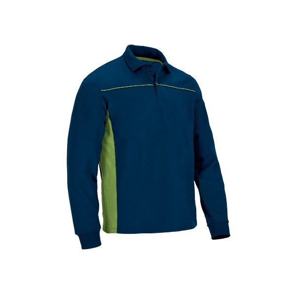 Immagine Polo manica lunga THUNDER Val | 50%Pol+50%Cot | 220 g/m2 personalizzata con stampa o ricamo