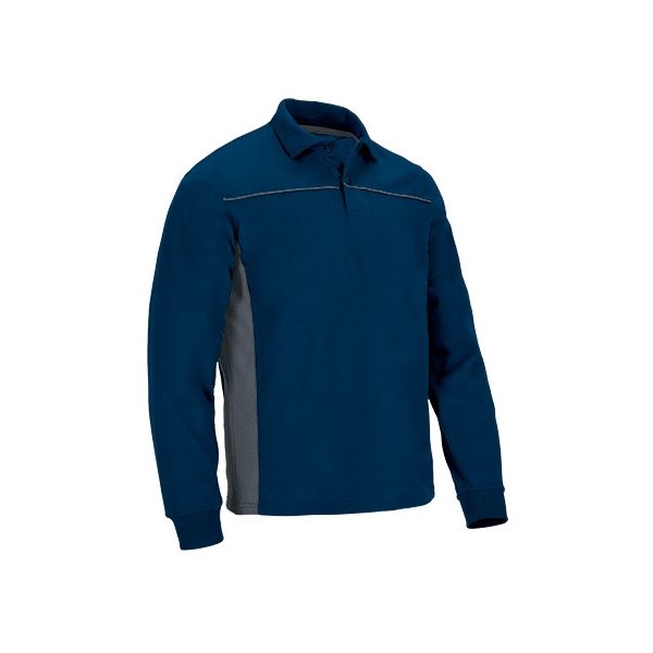Immagine Polo manica lunga THUNDER Val | 50%Pol+50%Cot | 220 g/m2 personalizzata con stampa o ricamo