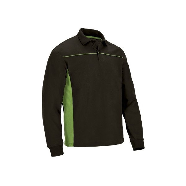 Immagine Polo manica lunga THUNDER Val | 50%Pol+50%Cot | 220 g/m2 personalizzata con stampa o ricamo