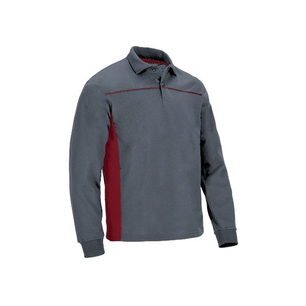 Immagine Polo manica lunga THUNDER Val | 50%Pol+50%Cot | 220 g/m2 personalizzata con stampa o ricamo