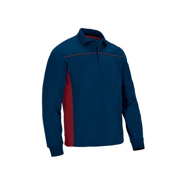 Immagine Polo manica lunga THUNDER Val | 50%Pol+50%Cot | 220 g/m2 personalizzata con stampa o ricamo