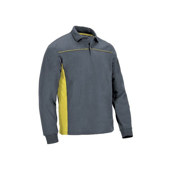Immagine Polo manica lunga THUNDER Val | 50%Pol+50%Cot | 220 g/m2 personalizzata con stampa o ricamo