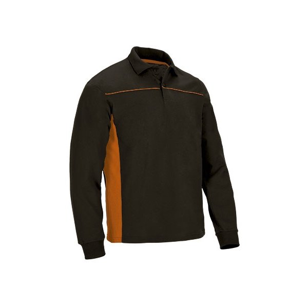 Immagine Polo manica lunga THUNDER Val | 50%Pol+50%Cot | 220 g/m2 personalizzata con stampa o ricamo