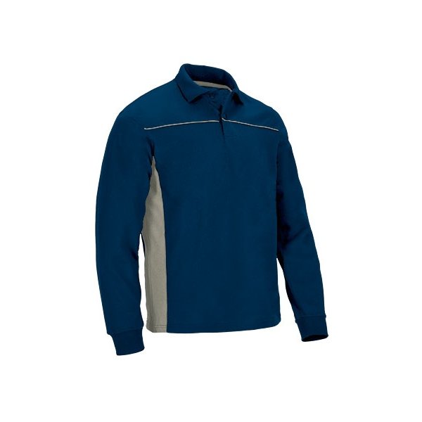 Immagine Polo manica lunga THUNDER Val | 50%Pol+50%Cot | 220 g/m2 personalizzata con stampa o ricamo