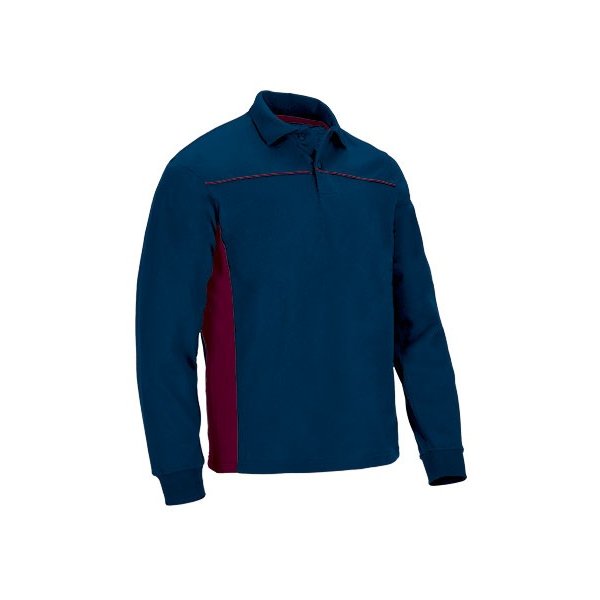 Immagine Polo manica lunga THUNDER Val | 50%Pol+50%Cot | 220 g/m2 personalizzata con stampa o ricamo