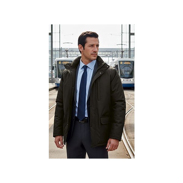 Parka impermeabile DEREK Val | POL100% | 200 g/m2 personalizzata con stampa o ricamo