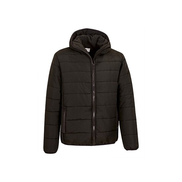 Immagine Giacca cappuccio trapuntata FLEETWOOD Val | POL100% | 165 g/m2 Personalizzata con stampa o ricamo