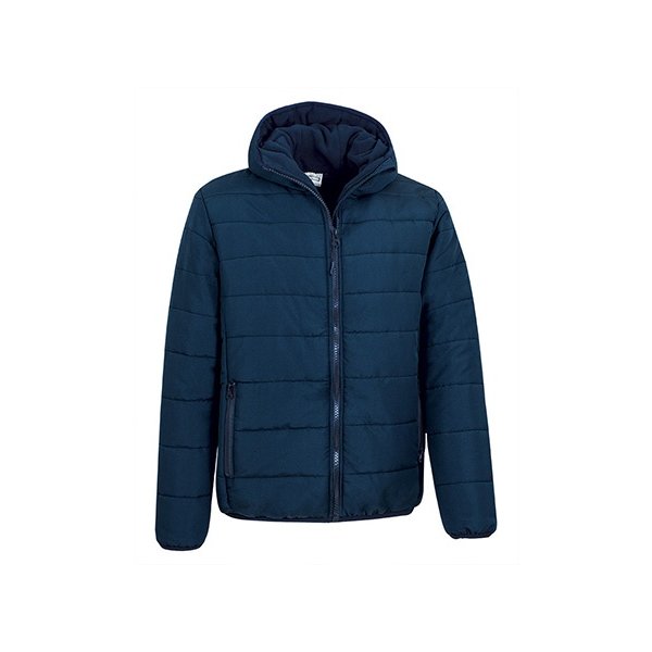 Immagine Giacca cappuccio trapuntata FLEETWOOD Val | POL100% | 165 g/m2 Personalizzata con stampa o ricamo