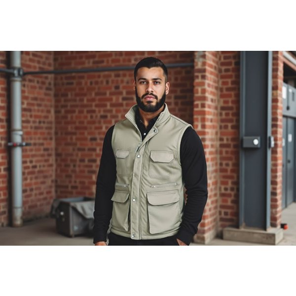 Gilet da lavoro REPORTER Val | POL65%,COT35% | 200 g/m2 personalizzato con stampa o ricamo