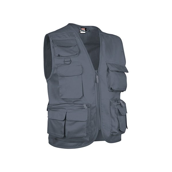 Immagine Gilet multitasche, SAFARI Val | POL65%,COT35% | 200 g/m2 personalizzato con stampa o ricamo
