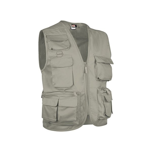 Immagine Gilet multitasche, SAFARI Val | POL65%,COT35% | 200 g/m2 personalizzato con stampa o ricamo