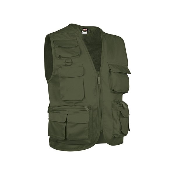 Immagine Gilet multitasche, SAFARI Val | POL65%,COT35% | 200 g/m2 personalizzato con stampa o ricamo