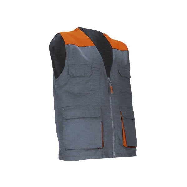Immagine Gilet da lavoro leggero THUNDER Val | POL65%,COT35%| 200 g/m2 personalizzato con stampa o ricamo