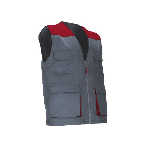 Immagine Gilet da lavoro leggero THUNDER Val | POL65%,COT35%| 200 g/m2 personalizzato con stampa o ricamo