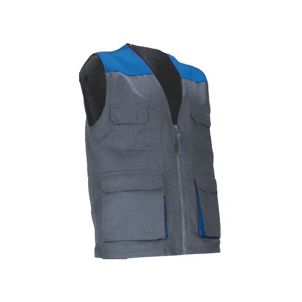 Immagine Gilet da lavoro leggero THUNDER Val | POL65%,COT35%| 200 g/m2 personalizzato con stampa o ricamo