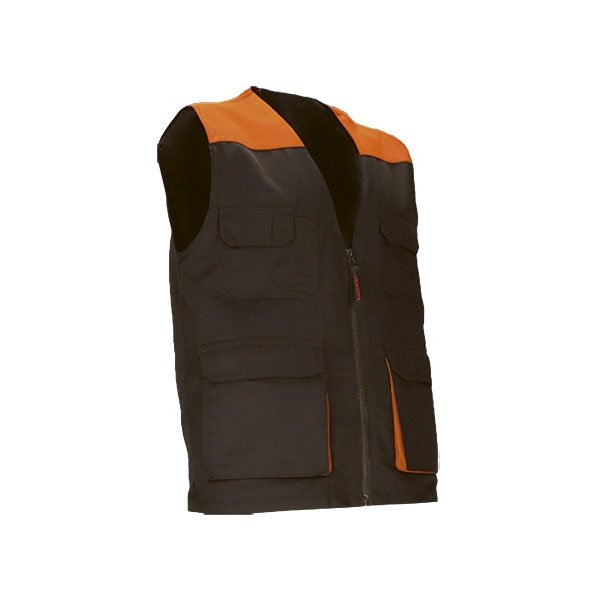 Immagine Gilet da lavoro leggero THUNDER Val | POL65%,COT35%| 200 g/m2 personalizzato con stampa o ricamo