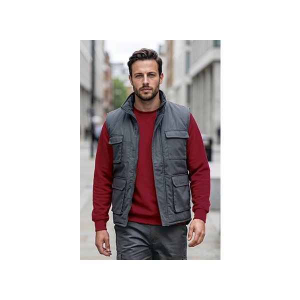 Gilet multitasche trapuntato PRINTER Val | POL100%| 250 g/m2 personalizzato con stampa o ricamo