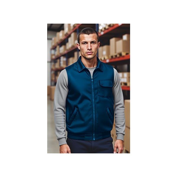 Gilet da lavoro COOPER Val | POL65%,COT35% | 180 g/m2 personalizzato con stampa o ricamo