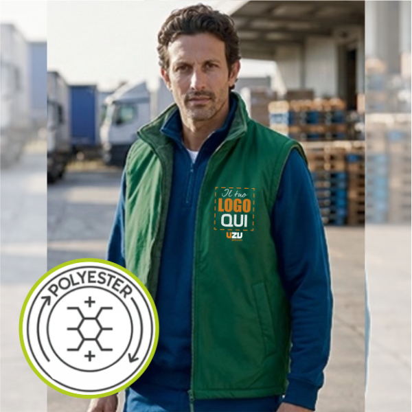 Gilet pile interno MARWARI Val | POL100%| 220 g/m personalizzato con stampa o ricamo2