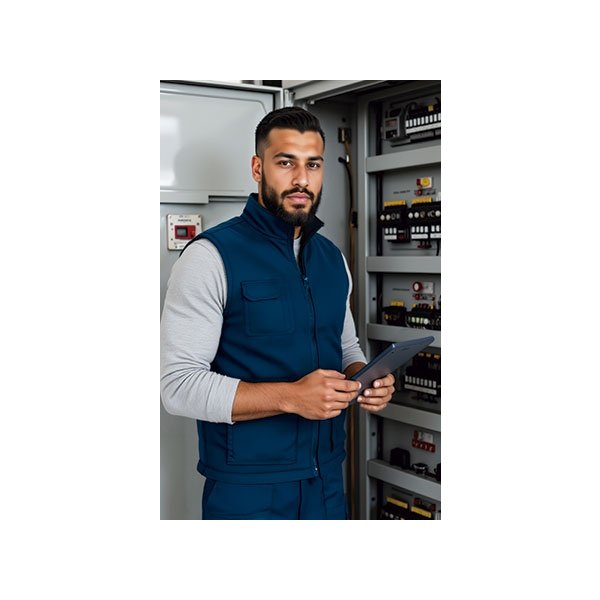 Gilet trapuntato, multitasche FABRIC Val | POL 100% | 250 g/m personalizzato con stampa o ricamo