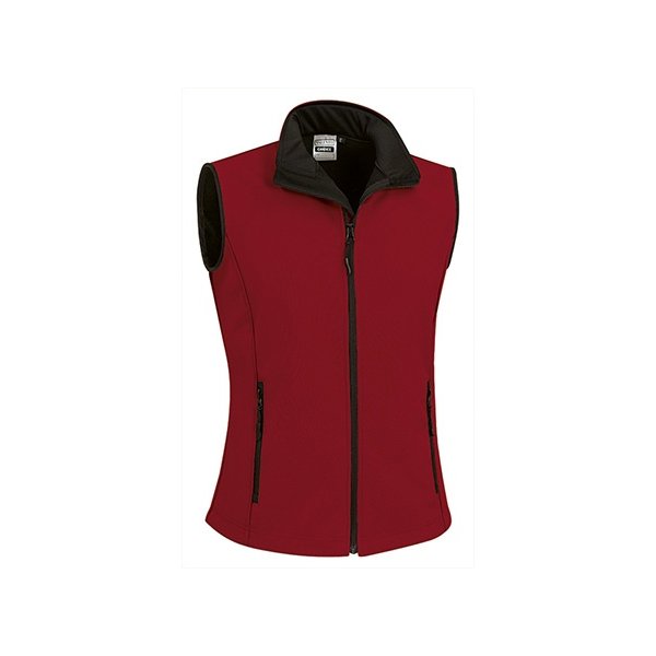 Immagine Gilet softshell donna CANDICE Val | POL85%,POL10%,ELA5% | 350 g/m2 personalizzato con stampa o ricamo