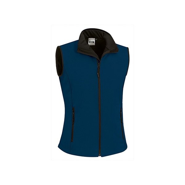 Immagine Gilet softshell donna CANDICE Val | POL85%,POL10%,ELA5% | 350 g/m2 personalizzato con stampa o ricamo