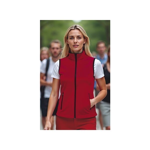Gilet softshell donna CANDICE Val | POL85%,POL10%,ELA5% | 350 g/m2 personalizzato con stampa o ricamo