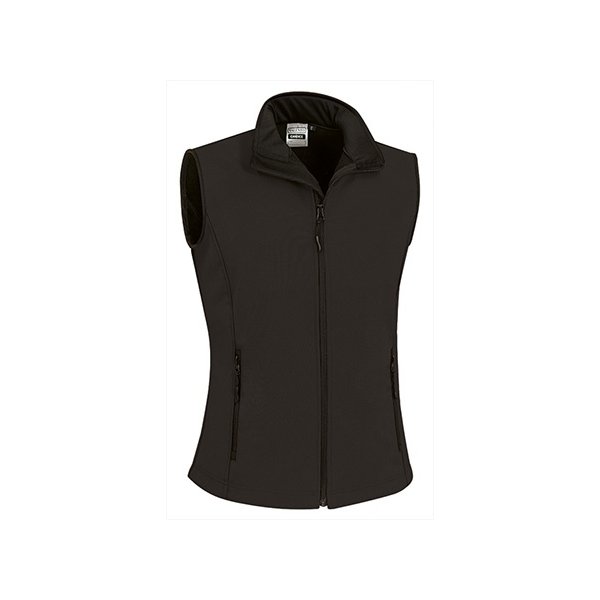 Immagine Gilet softshell donna CANDICE Val | POL85%,POL10%,ELA5% | 350 g/m2 personalizzato con stampa o ricamo