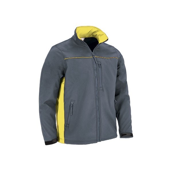 Immagine Giacca softshell THUNDER Val | POL85%,POL10%,ELA5%| 350 g/m2 personalizzato con stampa o ricamo
