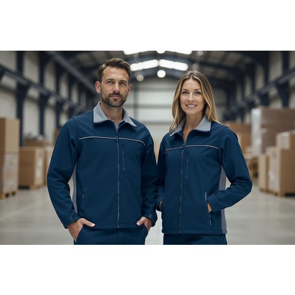 Giacca softshell THUNDER Val | POL85%,POL10%,ELA5%| 350 g/m2 personalizzato con stampa o ricamo